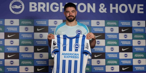 官方：布莱顿后卫埃兰-卡欣被租借到英冠升班马伯明翰